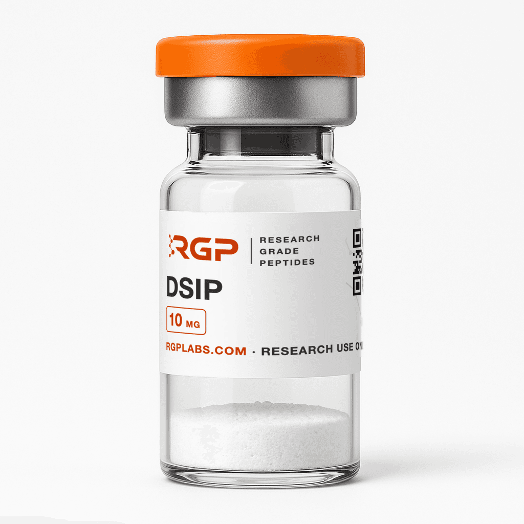 DSIP research vial, front