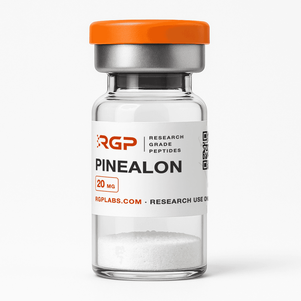 Pinealon 20 mg research peptide vial — RGP Labs